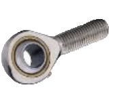 Male Rod end bearing with teflon liner, or with grease zerk. Sizes: 1/2&#8243; / 5/8&#8243; (Standard plated or stainless steel)